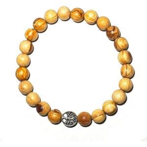 The Enchanting 8Mm Palo Santo Bracelet With Sterling Silver Special Bracelets